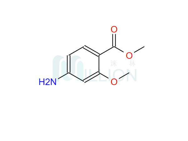 2-甲氧基-4-氨基苯甲酸甲酯,Methyl 4-amino-2-methoxybenzoate