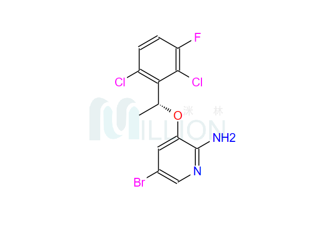 [5-溴-3-[(1R)-(2,6-二氯-3-氟苯基)乙氧基]吡啶-2-基]胺,(R)-5-bromo-3-(1-(2,6-dichloro-3-fluorophenyl)ethoxy)pyridin-2-amine