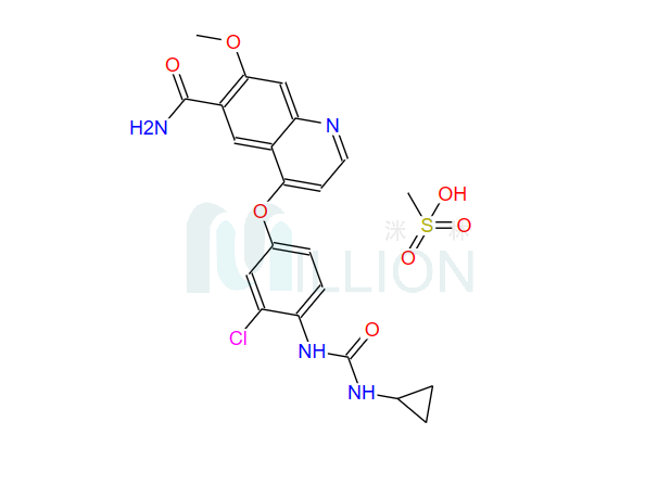 樂伐替尼甲磺酸鹽,lenvatinib Mesylate