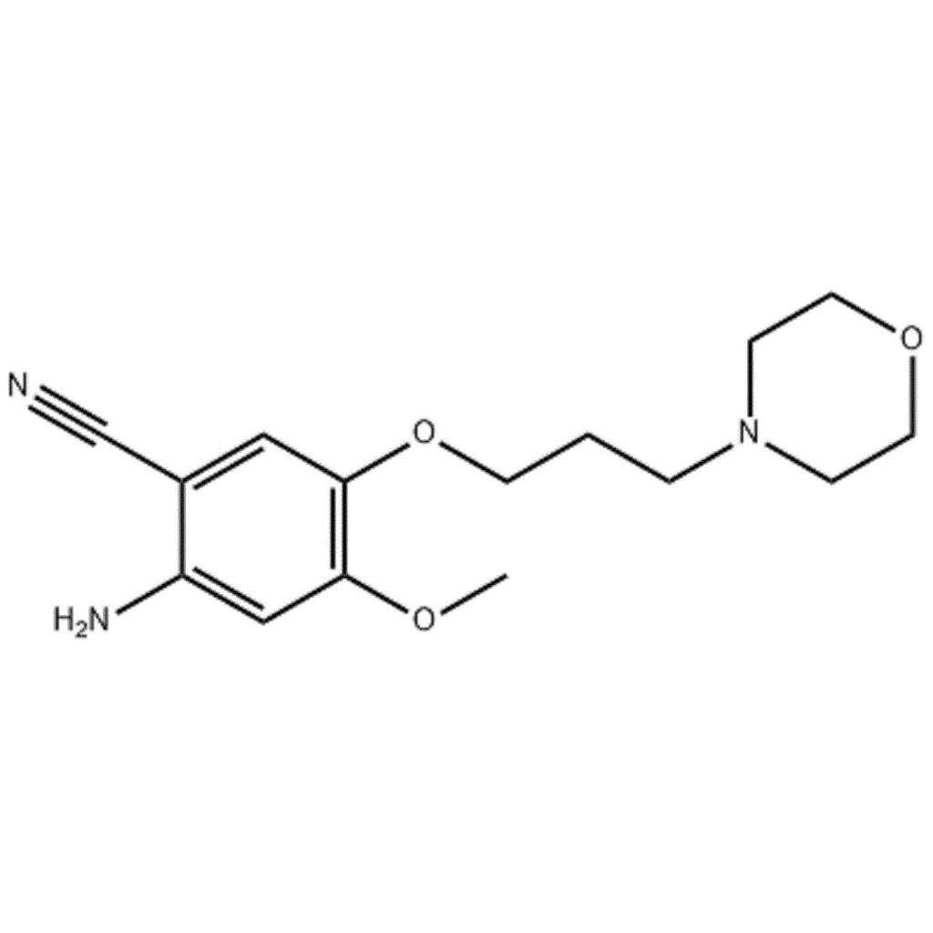 2-氨基-4-甲氧基-5-(3-嗎啉丙氧基)苯腈