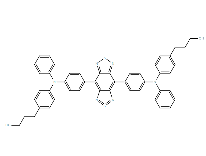 Benzenepropanol, 4,4′-[2λ4δ2-benzo[1,2-c:4,5-c′]bis[1,2,5]thiadiazole-4,8-diylbis[4,1-phenylene(phenylimino)]]bis-