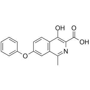 罗沙司他杂质H；4-羟基-1-甲基-7-苯氧基异喹啉-3-羧酸,Roxadustat Impurity H ;4-hydroxy-1-methyl-7-phenoxyisoquinoline-3-carboxylic acid