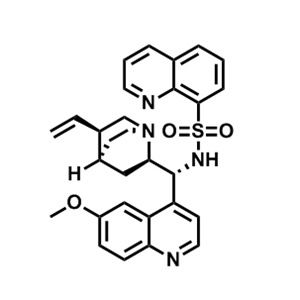 n-[(9R)-6′-甲氧基辛可南-9-基]-8-喹啉磺酰胺,N-((R)-(6-Methoxyquinolin-4-yl)((1S,2R,4S,5R)-5-vinylquinuclidin-2-yl)methyl)quinoline-8-sulfonamide