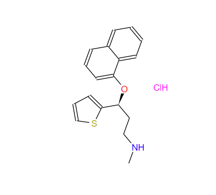 (S)-(+)-N-甲基-3-(1-萘氧基)-3-(2-噻吩)-丙胺,Duloxetine