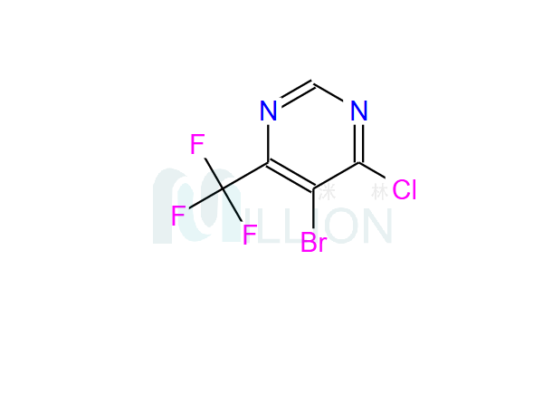 5-溴-4-氯-6-三氟甲基嘧啶,5-BROMO-4-CHLORO-6-TRIFLUOROMETHYLPYRIMIDINE