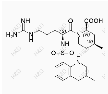 阿加曲班(L,2R,4S)-异构体,Argatroban (L,2R,4S)-isomer