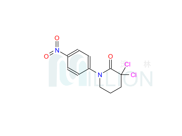 3,3-二氯-1-(4-硝基苯基)-2-哌啶酮,3,3-Dichloro-1-(4-nitrophenyl)piperidin-2-one