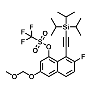 7-氟-3-(甲氧基甲氧基)-8-((三异丙基硅烷基)乙炔基)萘-1-基三氟甲磺酸酯