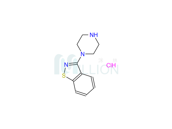 3-(1-哌嗪基)-1,2-苯并異噻唑鹽酸鹽,3-Piperazinyl-1,2-benzisothiazole hydrochloride