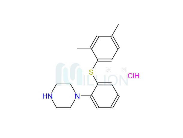 1-(2-((2,4-二甲基苯基)硫基)苯基)哌嗪盐酸盐,1-[2-(2,4-DiMethylphenylsulfanyl)phenyl]piperazine Hydrochloride