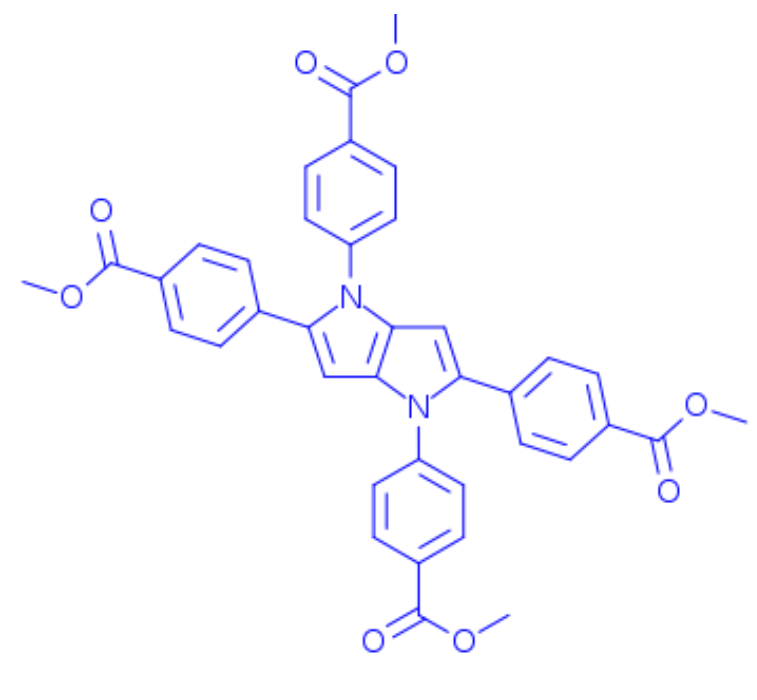 4-{2,4,5-三[4-（甲氧羰基）苯基]吡咯并[3,2-b]吡咯-1-基}苯甲酸甲酯,methyl 4-{2,4,5-tris[4-(methoxycarbonyl)phenyl]pyrrolo[3,2-b]pyrrol-1-yl}benzoate