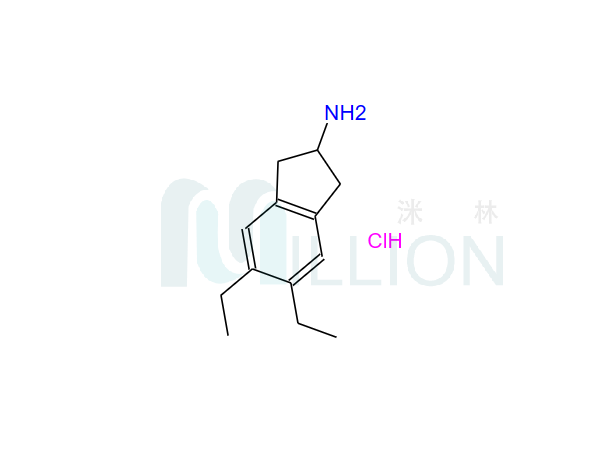 5,6-二乙基-2,3-二氢-1H-茚-2-胺盐酸盐,5,6-Diethyl-2,3-dihydro-1H-inden-2-amine hydrochloride