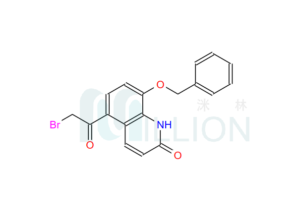 8-苄氧基-5-(2-溴乙酰基)-2-羟基喹啉,8-Benzyloxy-5-(2-bromoacetyl)-2-hydroxyquinoline