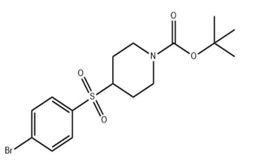 4-(4-溴苯磺酰基)哌啶-1-甲酸叔丁酯,4-(4-BROMO-BENZENESULFONYL)-PIPERIDINE-1-CARBOXYLIC ACID TERT-BUTYL ESTER