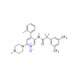 奈妥匹坦雜質(zhì)13,5-(2-(3,5-bis(trifluoromethyl)phenyl)-N,2-dimethylpropanamido)-2-(4-methylpiperazin-1-yl)-4-(o-tolyl)pyridine 1-oxide