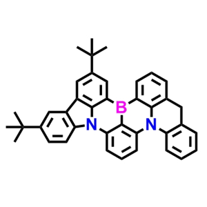 TCZBAC ；10,13-di-tert-butyl-5H-15b,18b-diaza-8b-borabenzo[j]fluoreno[1,9-ab]perylene,10,13-di-tert-butyl-5H-15b,18b-diaza-8b-borabenzo[j]fluoreno[1,9-ab]perylene