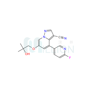 4-(6-氟吡啶-3-基)-6-(2-羟基-2-甲基丙氧基)吡唑并[1,5-A]吡啶-3-甲腈