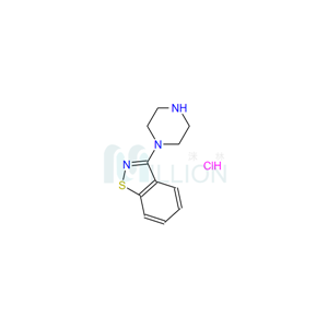3-(1-哌嗪基)-1,2-苯并异噻唑盐酸盐