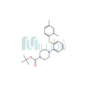 4-[2-(2,4-二甲基苯基磺酰基)苯基]哌嗪-1-羧酸叔丁酯,4-[2-(2,4-DiMethylphenylsulfanyl)phenyl]piperazine-1-carboxylic acid tert-butyl ester