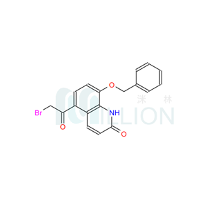 8-芐氧基-5-(2-溴乙?；?-2-羥基喹啉,8-Benzyloxy-5-(2-bromoacetyl)-2-hydroxyquinoline