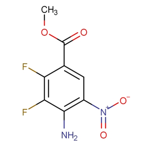 4-氨基-2,3-二氟-5-硝基苯甲酸甲酯；284030-58-6；Methyl 4-amino-2,3-difluoro-5-nitrobenzoate