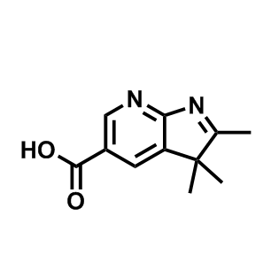 2,3,3-三甲基-3H-吡咯并[2,3-b]吡啶-5-羧酸,2,3,3-Trimethyl-3H-pyrrolo[2,3-b]pyridine-5-carboxylic acid