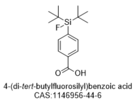 4-(di-tert-butylfluorosilyl)benzoic acid,4-(di-tert-butylfluorosilyl)benzoic acid