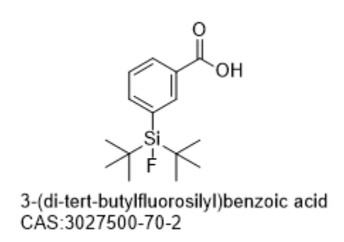 3-(di-tert-butylfluorosilyl)benzoic acid,3-(di-tert-butylfluorosilyl)benzoic acid