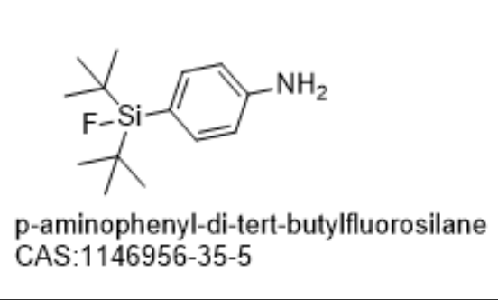 p-aminophenyl-di-tert-butylfluorosilane,p-aminophenyl-di-tert-butylfluorosilane