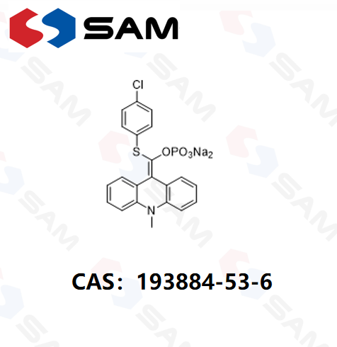 9-（4‘-氯苯硫代磷酰氧亚甲基）-10-甲基-9,10-二氢化吖啶二钠盐,APS-5