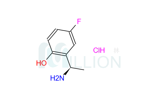 (R)-2-(1-氨基乙基)-4-氟苯酚鹽酸鹽,(R)-2-(1-aminoethyl)-4-fluorophenol hydrochloride