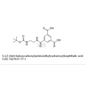 5-((2-((tert-butoxycarbonyl)amino)ethyl)carbamoyl)isophthalic acid