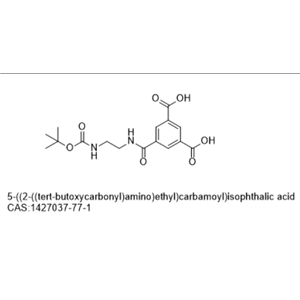 5-((2-((叔丁氧羰基)氨基)乙基)氨基甲酰基)间苯二甲酸