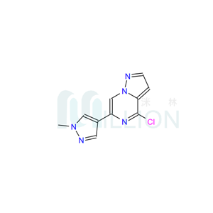 4-氯-6-(1-甲基-1H-吡唑-4-基)吡唑[1,5-A]吡嗪,4-chloro-6-(1-methyl-1H-pyrazol-4-yl)pyrazolo[1,5-a]pyrazine