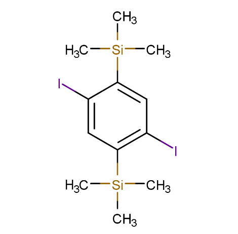 1,4-二(三甲基硅基)-2,5-二碘苯,2,5-diiodo-1,4-phenylenebistrimethylsilane