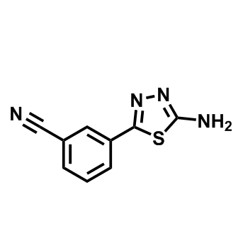 3-(5-氨基-1,3,4-噻二唑-2-基)苯甲腈,3-(5-Amino-1,3,4-thiadiazol-2-yl)benzonitrile