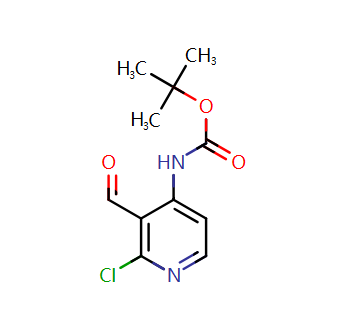 2-氯-4-(Boc-氨基)-3-吡啶甲醛,tert-Butyl (2-chloro-3-formylpyridin-4-yl)carbamate