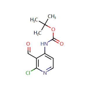 2-氯-4-(Boc-氨基)-3-吡啶甲醛,tert-Butyl (2-chloro-3-formylpyridin-4-yl)carbamate