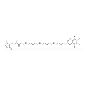 Maleimide-NH-PEG6-CH2CH2COOPFP Ester