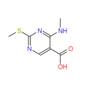 4-(甲基氨基)-2-(甲基硫代)-5-嘧啶甲酸,4-(Methylamino)-2-(methylthio)-5-pyrimidinecarboxylic acid