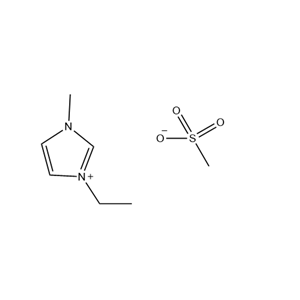 1-乙基-3-甲基咪唑甲烷磺酸盐,1-ethyl-3-methylimidazolium methanesulfonate