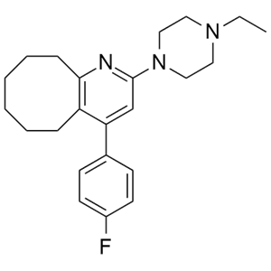布南色林；2-(4-乙基-1-哌嗪基)-4-(4-氟苯基)-5,6，7，8，9，10-六氢环辛烷并[b]吡啶,Blonanserin