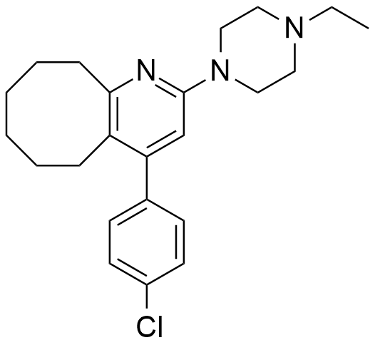 布南色林杂质I；2-(4-乙基-1-哌嗪基)-4-(4-氯苯基)-5，6，7，8，9，10-六氢环辛烷并[b]吡啶,Blonanserin Impurity I;4-(4-chlorophenyl)-2-(4-ethylpiperazin-1-yl)-5,6,7,8,9,10-hexahydrocycloocta[b]pyridine