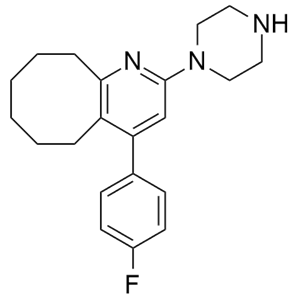 布南色林脱乙基杂质B；4-(4-氟苯基)-2（哌嗪-1-基）-5，6，7，8，9，10-六氢环辛烷并[b]吡啶