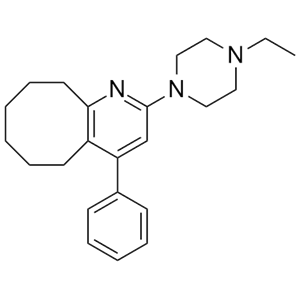 布南色林脱氟杂质C；2-(4-乙基哌嗪-1-基)-4-苯基-5，6，7，8，9，10-六氢环辛烷并[b]吡啶,Desfluoro Blonanserin;Cycloocta[b]pyridine, 2-(4-ethyl-1-piperazinyl)-5,6,7,8,9,10-hexahydro-4-phenyl-