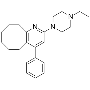 布南色林脱氟杂质C；2-(4-乙基哌嗪-1-基)-4-苯基-5，6，7，8，9，10-六氢环辛烷并[b]吡啶