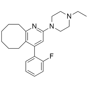 布南色林邻氟杂质E；2-(4-乙基-1-哌嗪基)-4-(2-氟苯基)-5，6，7，8，9，10-六氢环辛烷并[b]吡啶