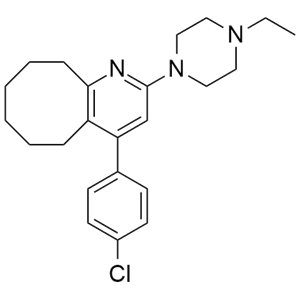 布南色林杂质I；2-(4-乙基-1-哌嗪基)-4-(4-氯苯基)-5，6，7，8，9，10-六氢环辛烷并[b]吡啶
