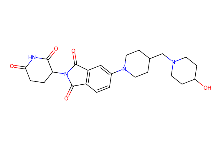 2-(2,6-二氧哌啶 -3-基) -5-(4-[(4-羟基哌啶 -1-基)甲基]哌啶 -1-基) -2,3-二氢 -1H- 异吲哚 -1,3-二酮,2-(2,6-dioxopiperidin-3-yl)-5-(4-[(4-hydroxypiperidin-1-yl)methyl]piperidin-1-yl)-2,3-dihydro-1H-isoindole-1,3-dione