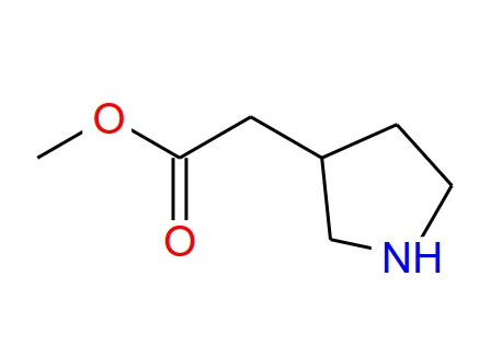 2-(吡咯烷-3-基)乙酸甲酯,Methyl 2-(pyrrolidin-3-yl)acetate